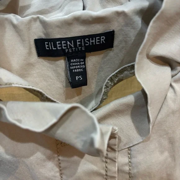 Eileen fisher Ruffle collar utility jacket - Picture 8 of 8